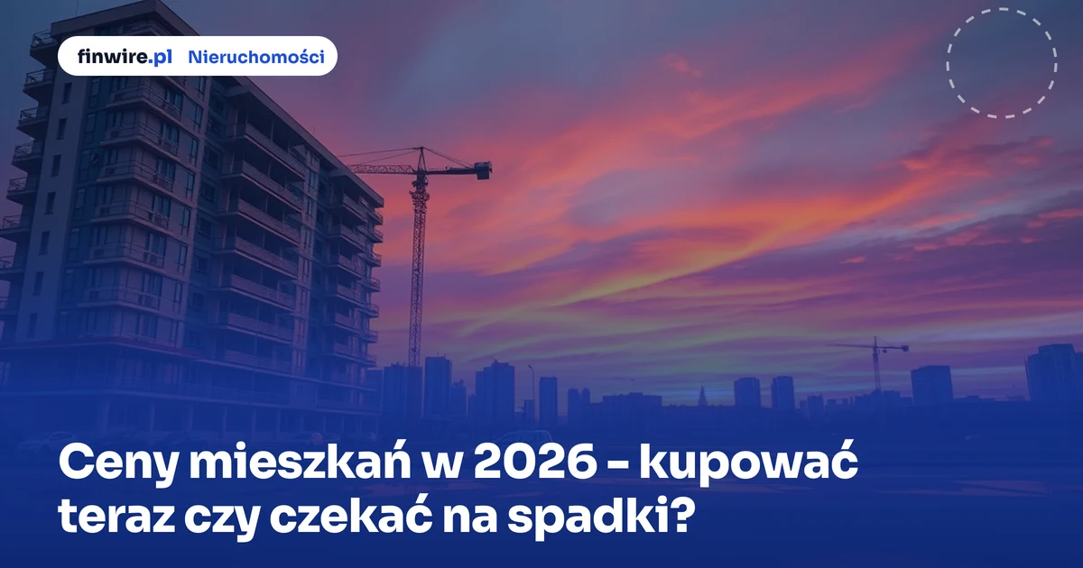 Ceny mieszkań w 2026 - kupować teraz czy czekać na spadki?