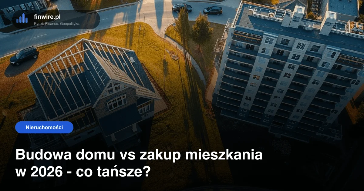 Budowa domu vs zakup mieszkania w 2026 - co tańsze i dla kogo?
