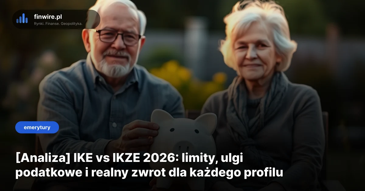 IKE vs IKZE 2026: limity, ulgi podatkowe i realny zwrot dla każdego profilu