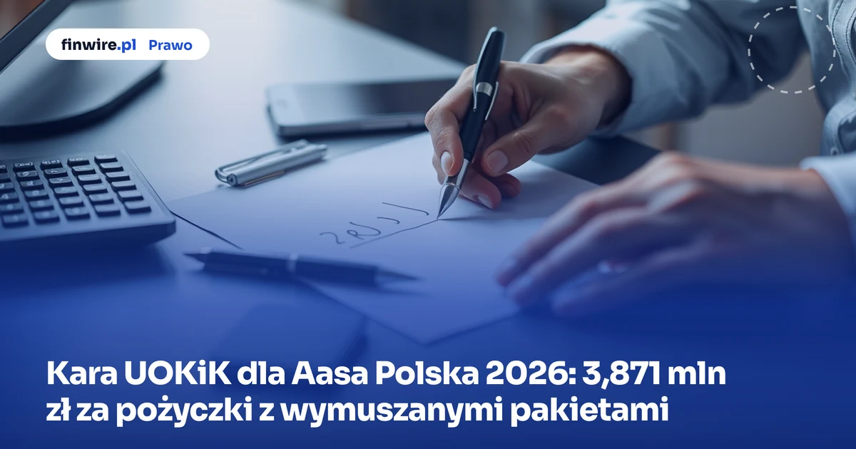 Kara UOKiK dla Aasa Polska 2026: 3,871 mln zł za pożyczki z wymuszanymi pakietami