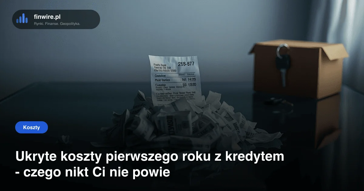 Ukryte koszty kredytu hipotecznego 2026: pełna lista wydatków pierwszego roku